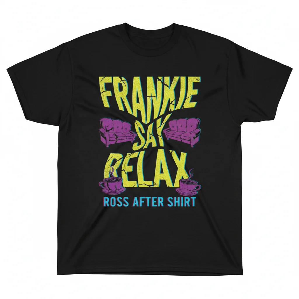 Relaxed Vibe, Lasting Quality: Friends-Inspired Frankie Say T-Shirt