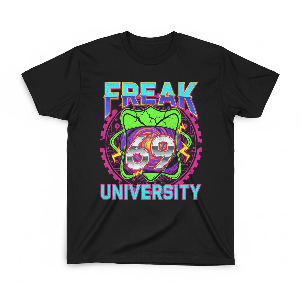 Freak University 69 Logo T-Shirt – Unique Graphic Tee