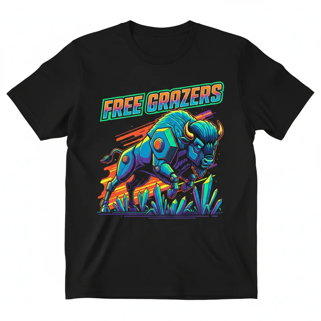 Camiseta Esencial "Free Grazers" – Durabilidad y Estilo Sin Esfuerzo