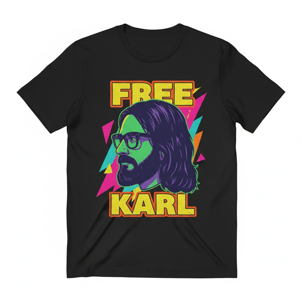 Free Karl Workaholics T-Shirt