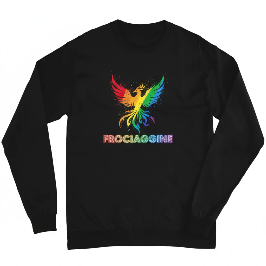 Frociaggine Classic Long Sleeve T-Shirt - Youth XL, Black