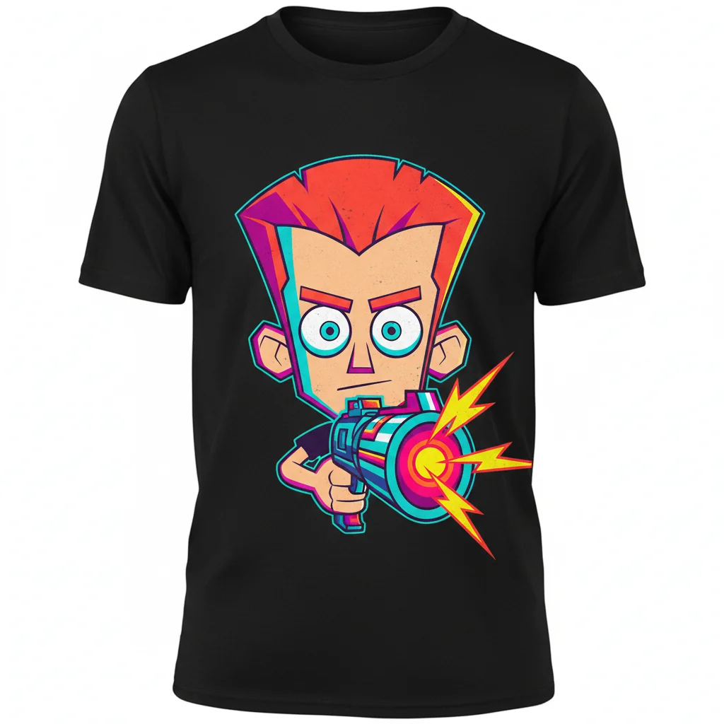 Divertida Camiseta Activa 'Phineas de Frente' para Hombres y Mujeres