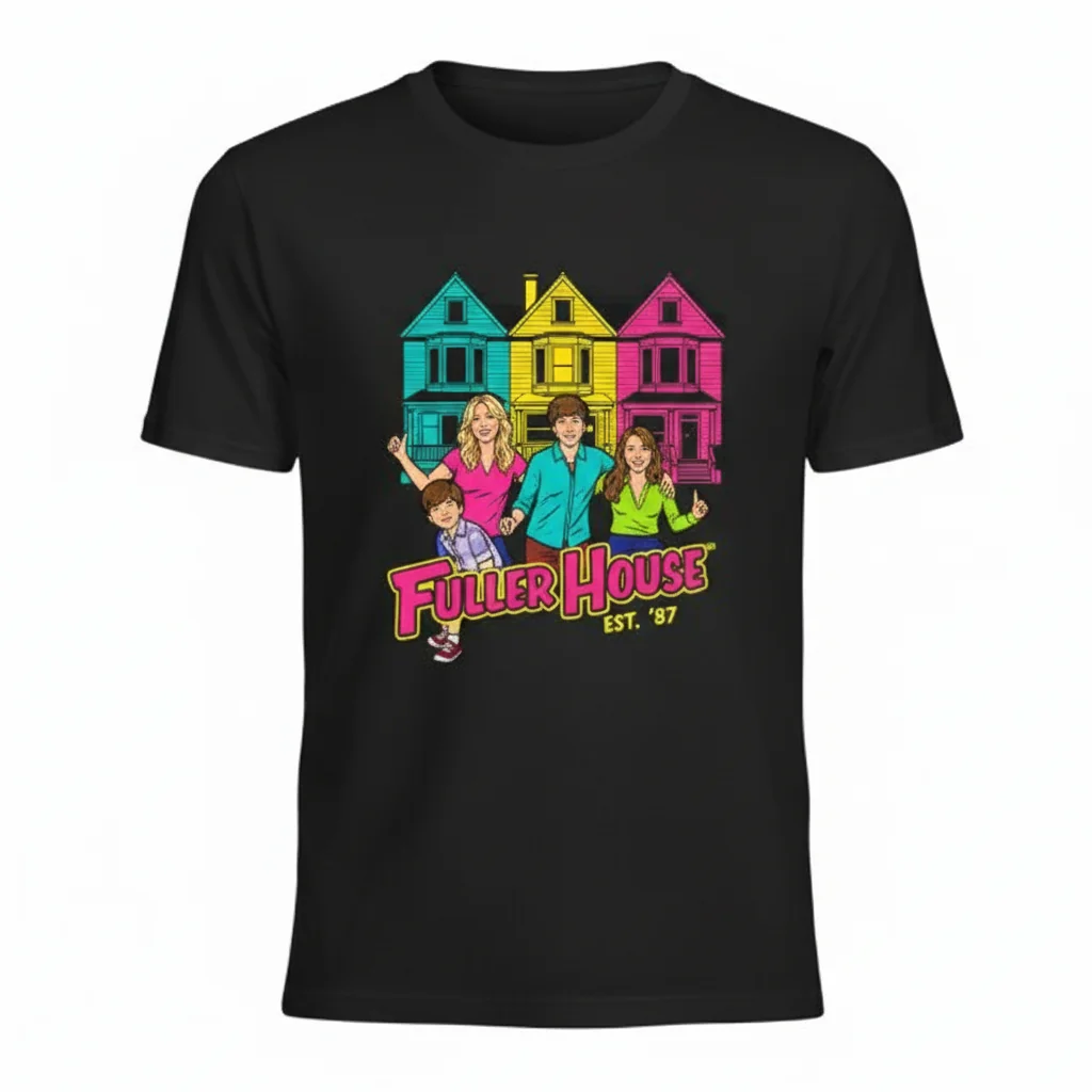 Home 7 Fuller House Cast Essential Tee