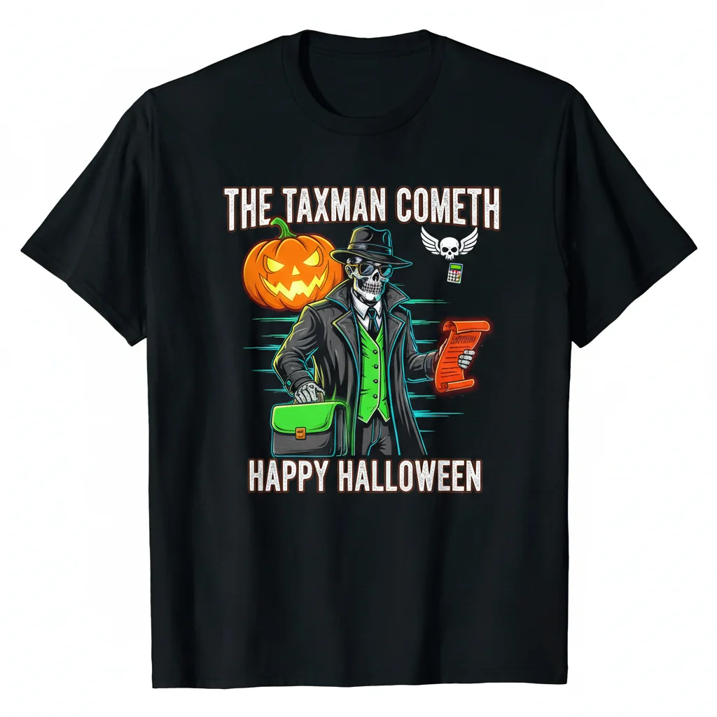 The 'Fun Scary IRS Agent' Halloween Essential Tee