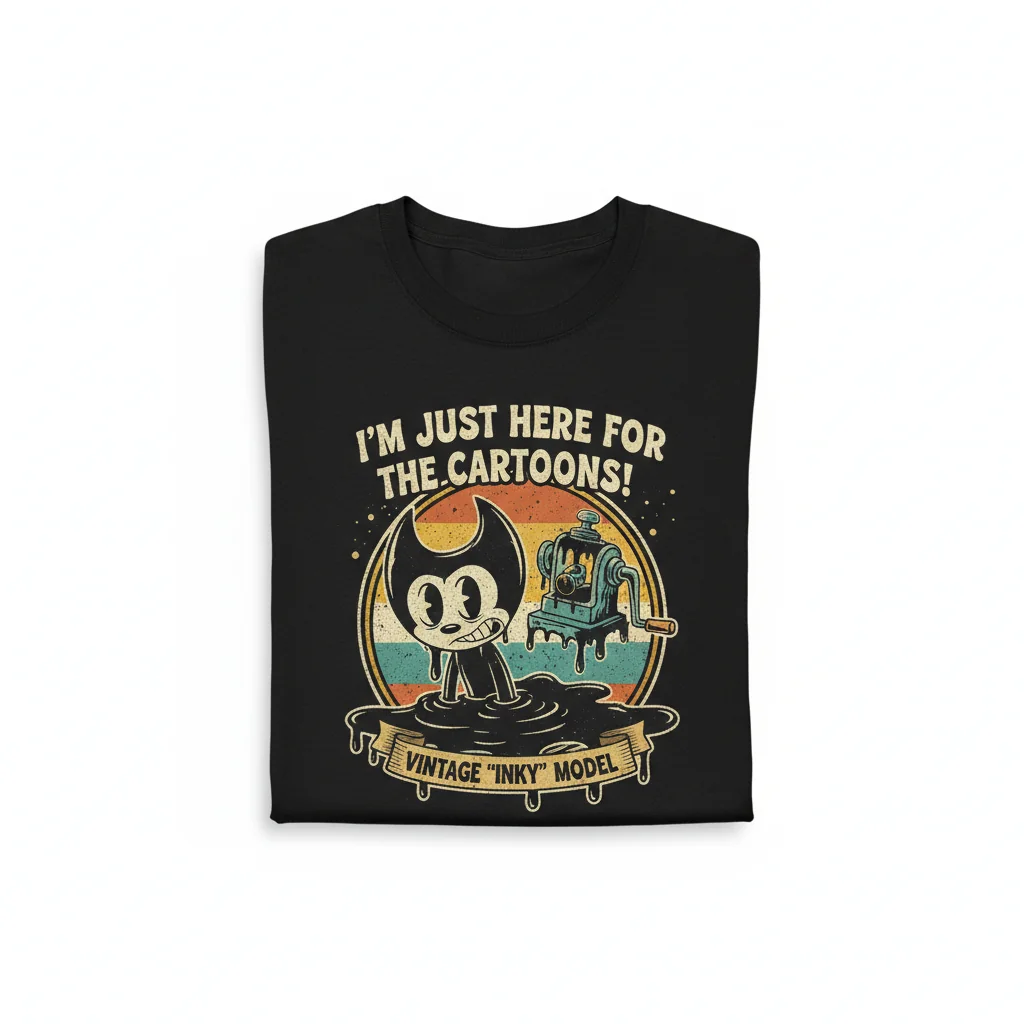 Bendy and the Ink Machine Vintage Funny Essential T-Shirt - Official BATIM Fan Apparel