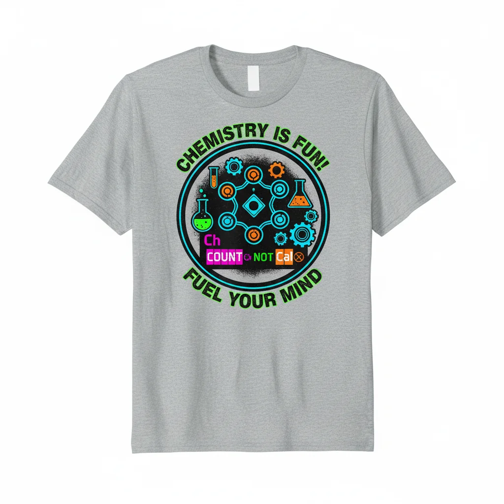 Count Chemicals Not Calories - The Scientific Humor Essential Tee