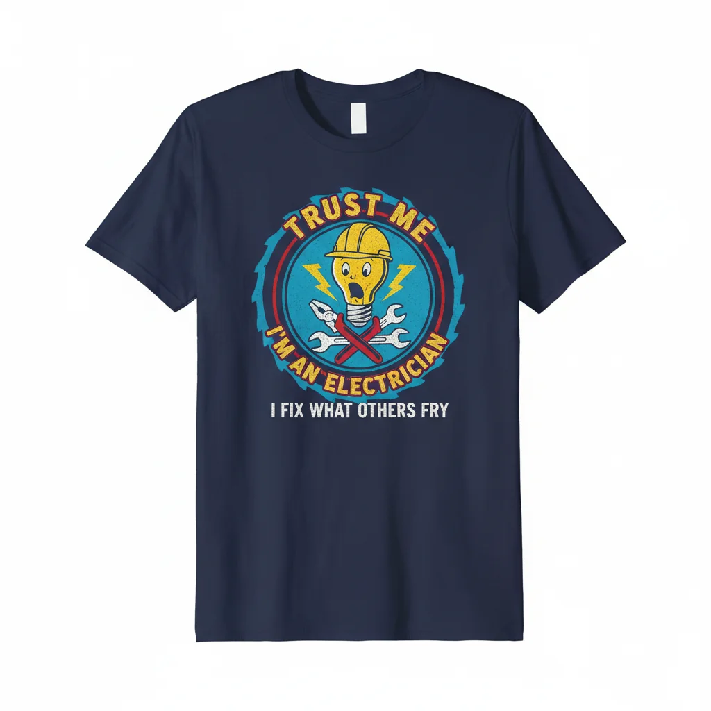 Electrician Vibe Essential Tee | Humor & Hustle