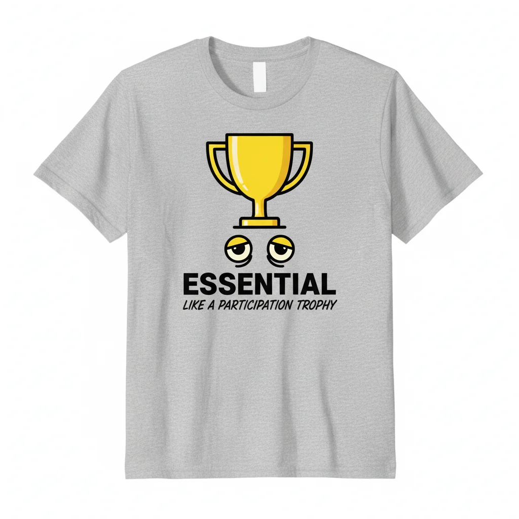 Divertido Camiseta Esencial de Empleado con Meme – Ultra Duradera y Cómoda