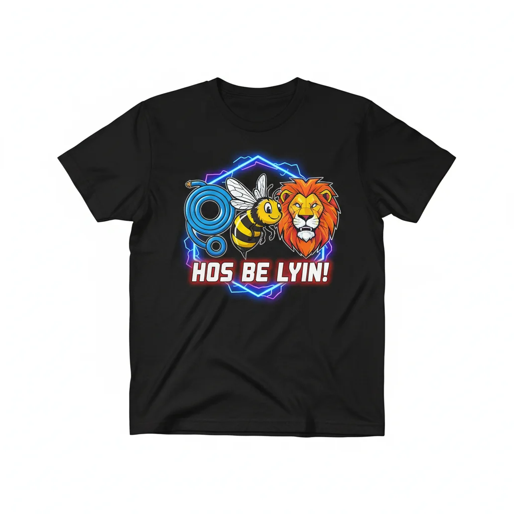 Funny Hose Bee Lion (Hos Be Lying) Joke Pun Essential T-Shirt