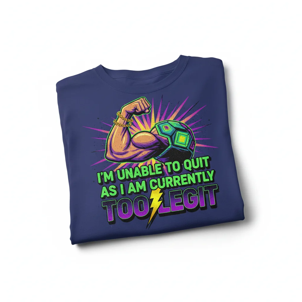 Too Legit To Quit – Comfort-Fit Eco Tee