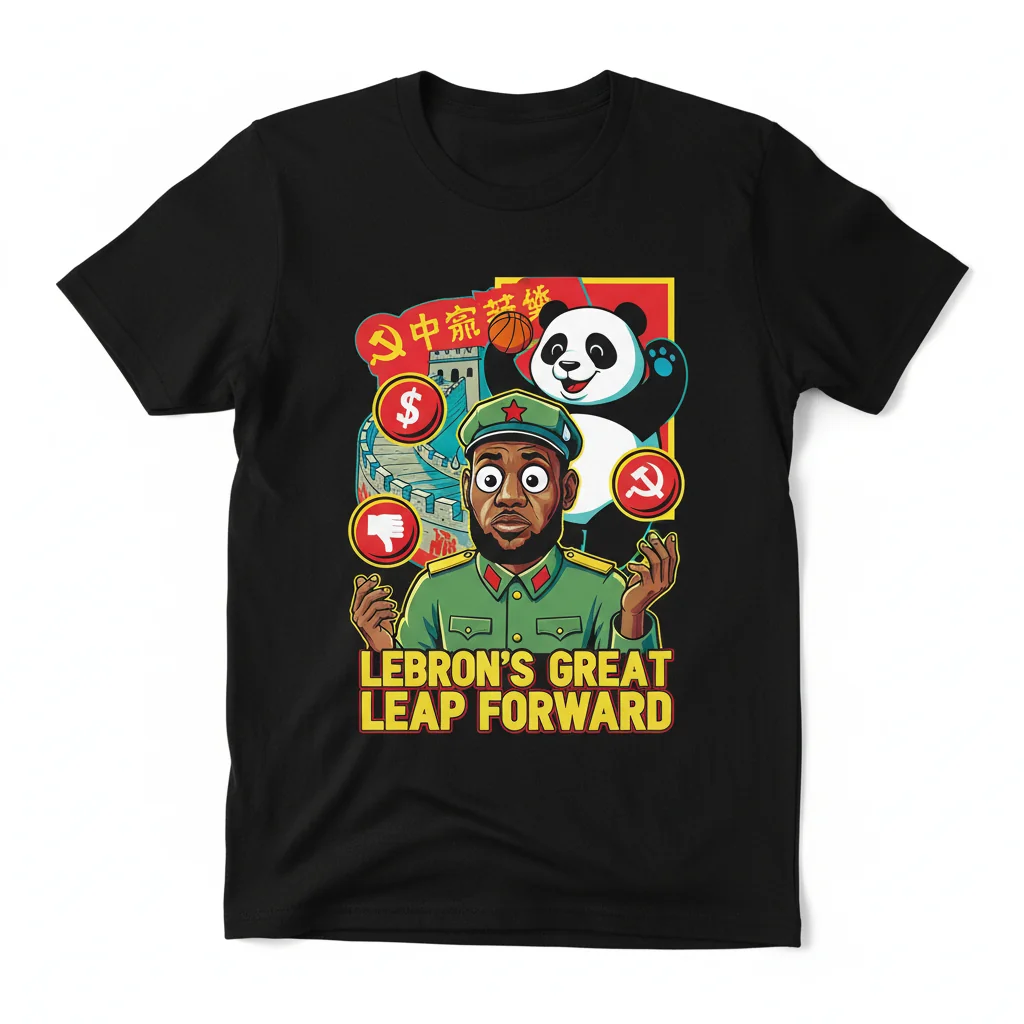 Durable & Vibrant Lebron Communist China-Inspired Essential T-Shirt