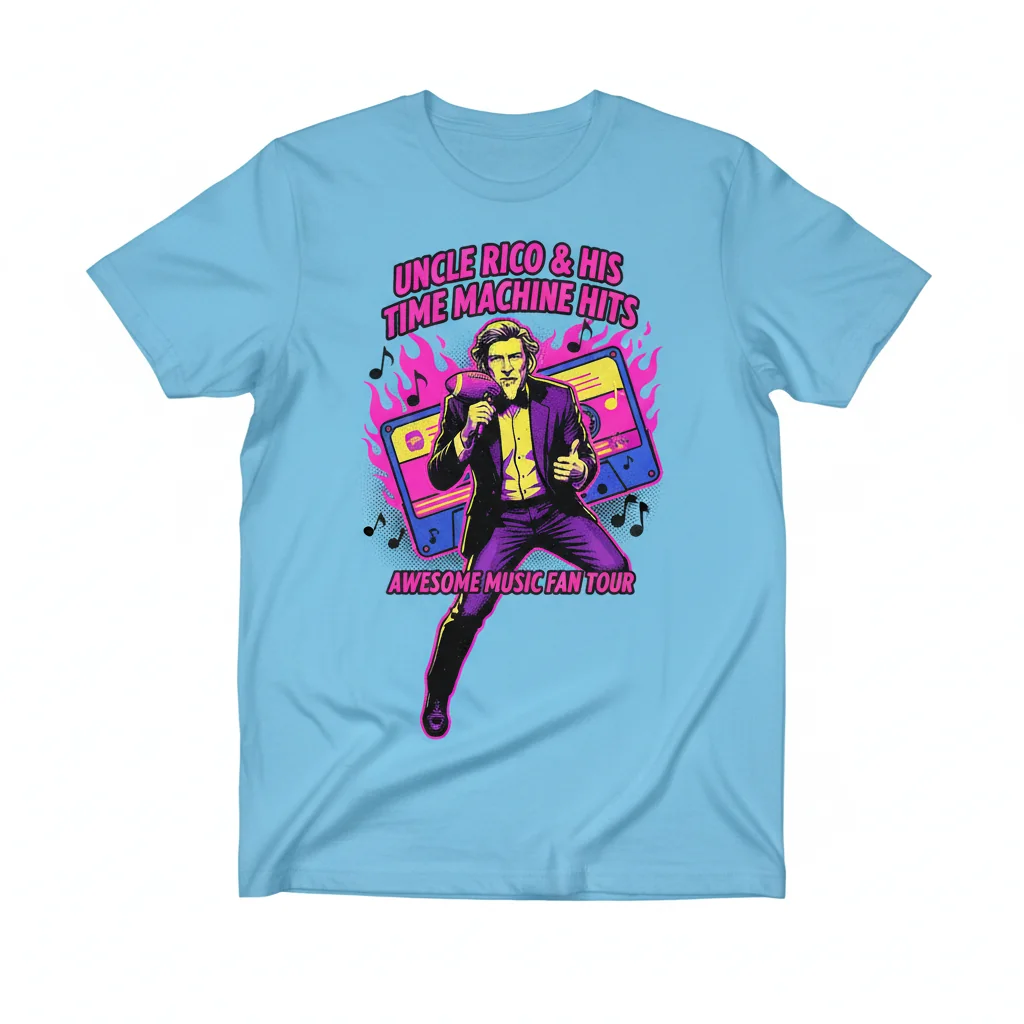 Uncle Rico 'Beautiful Model' Essential T-Shirt – Durable, Pre-Shrunk & Vibrant