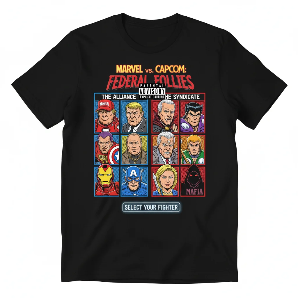 Political Pop Culture Mashup Tee
