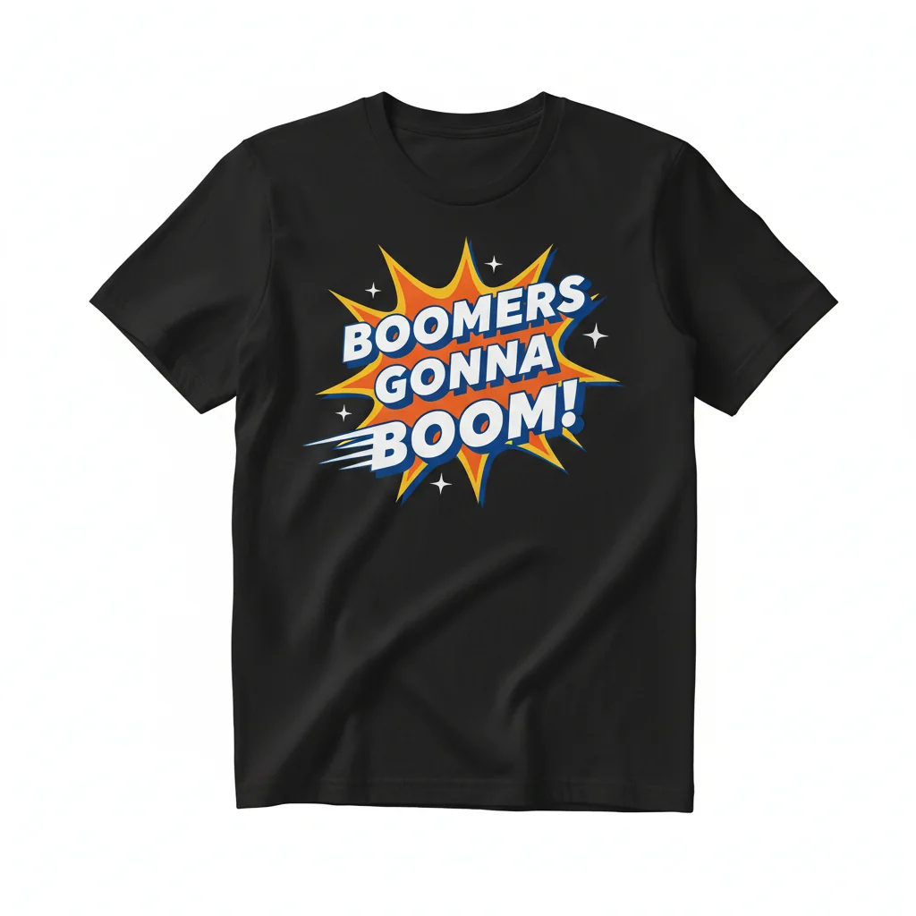 Boomers Gonna Boom: The Essential Expression T-Shirt