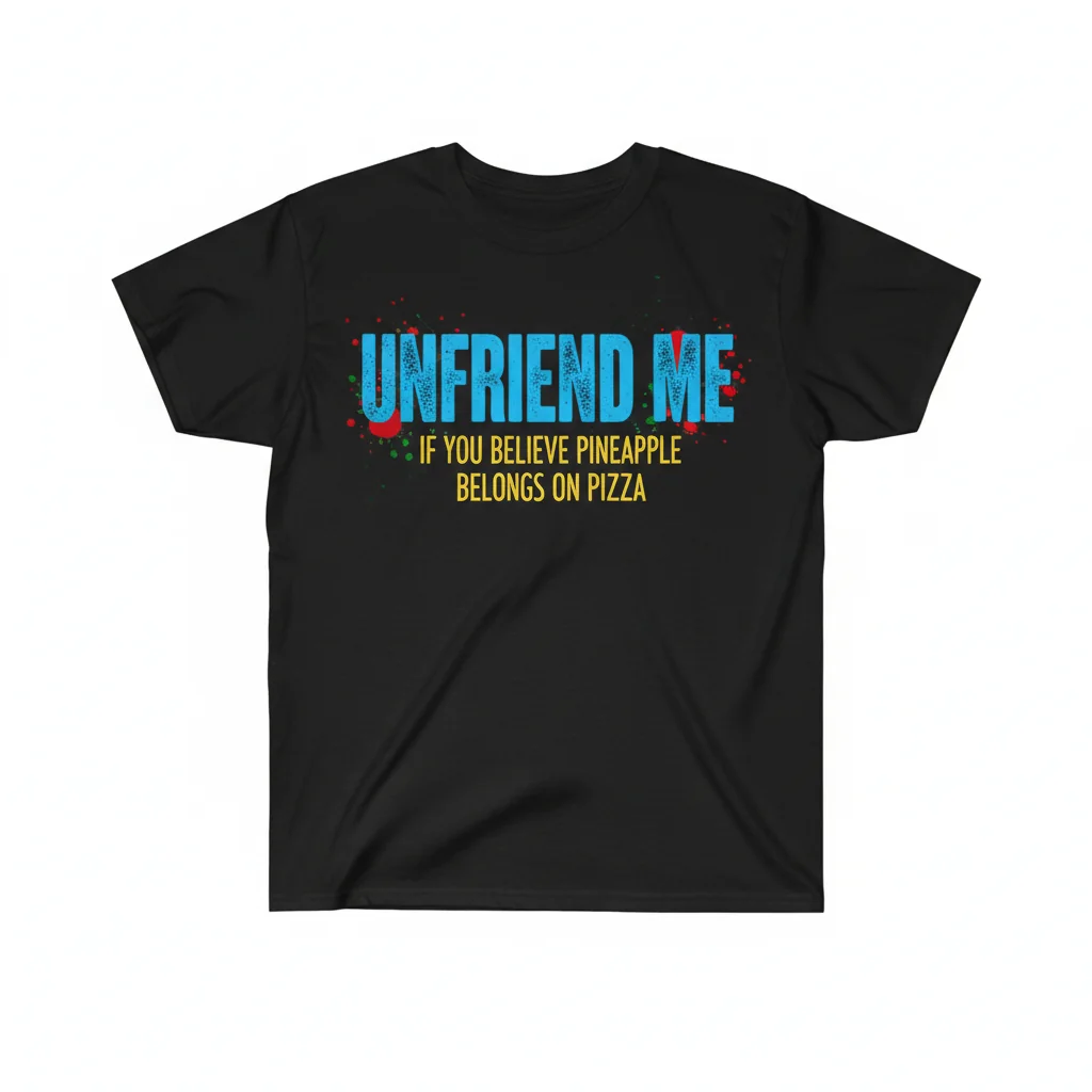 Embrace the Humor: 'UNFRIEND ME' Essential Tee – A Statement of Playful Spirit