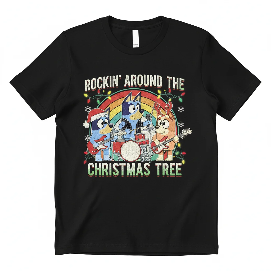 Bluey Family 'Rockin' Around' Holiday Drop