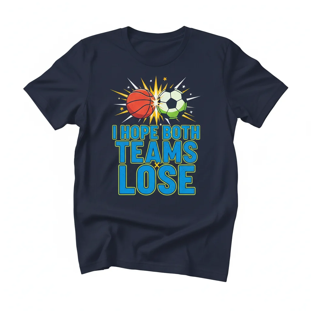 I Hope Both Teams Lose: The Ultimate Anti-Fan Tee for the Discerning Observer 1 I Hope Both Teams Lose: The Ultimate Anti-Fan Tee for the Discerning Observer