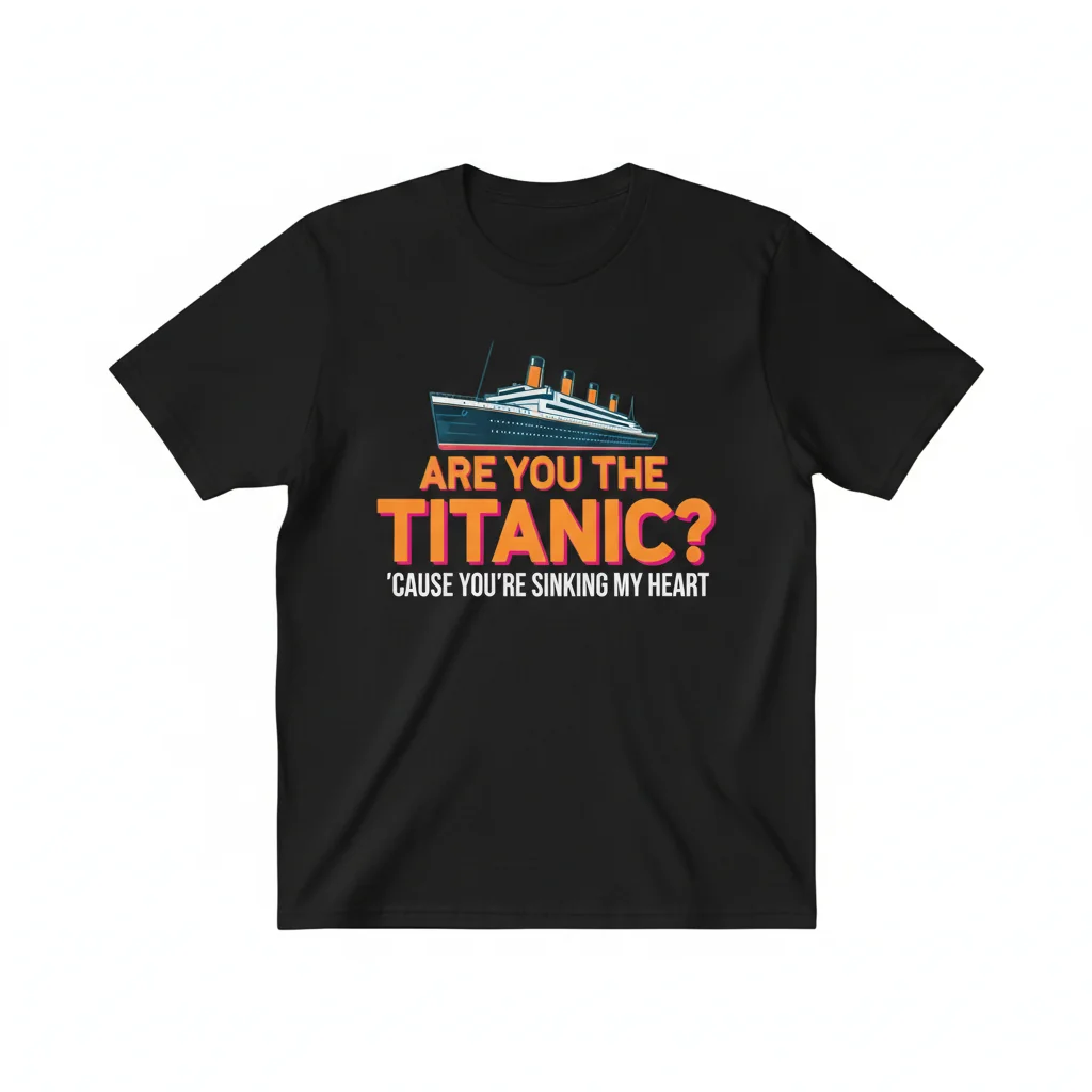 Funny Titanic Pickup Line Essential T-Shirt - Humorous Unisex Tee