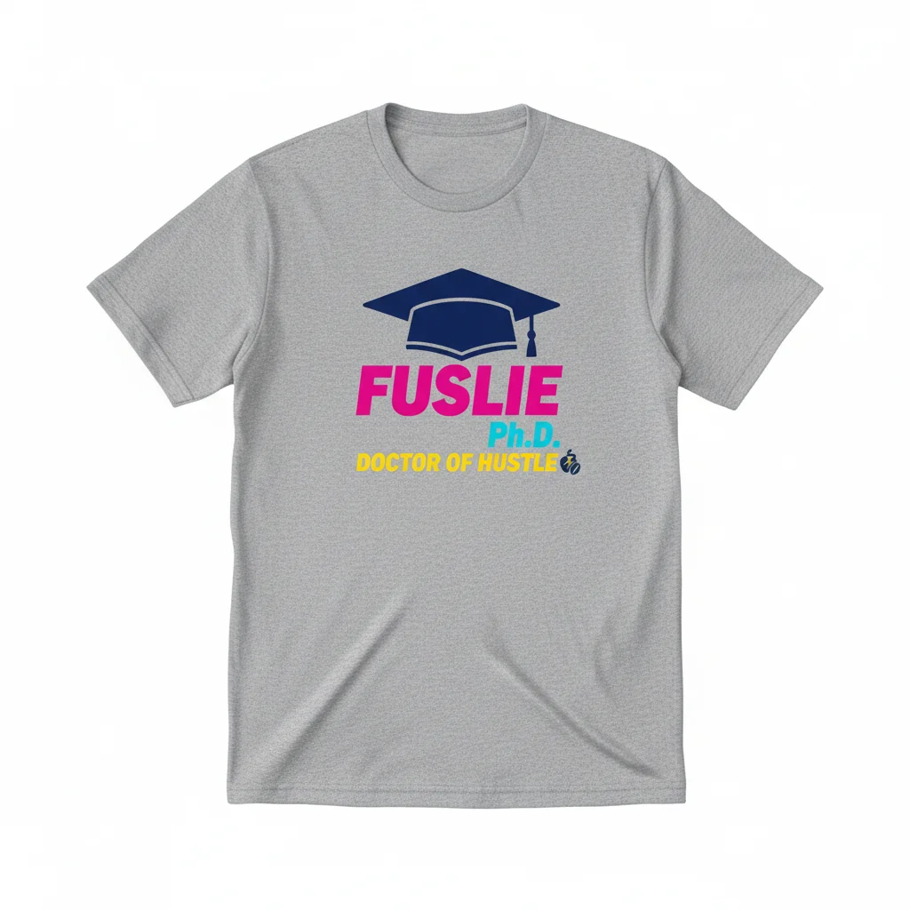Fuslie PhD: Conquer Your Day Active T-Shirt