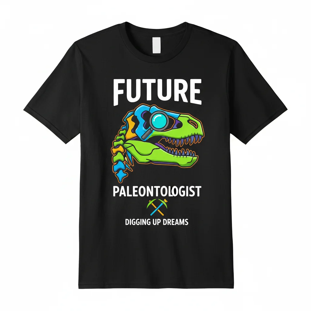 Future Paleontologist Dinosaur Essential T-Shirt – Ultra-Durable Kids Tee