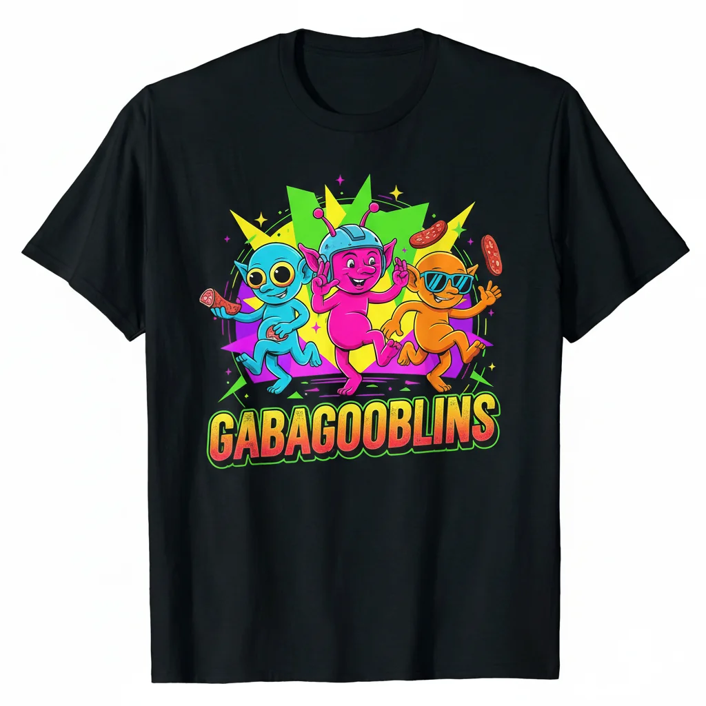 Gabagooblins Shirt | Funny Goblin Graphic Tee | Unisex Pop Culture T-Shirt