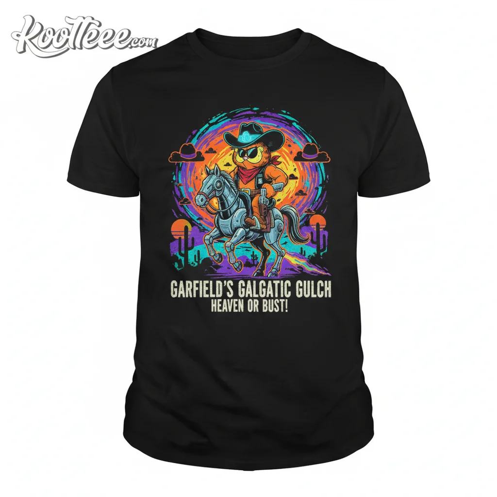 Garfield Cowboy Heaven: A Whimsical Journey Tee