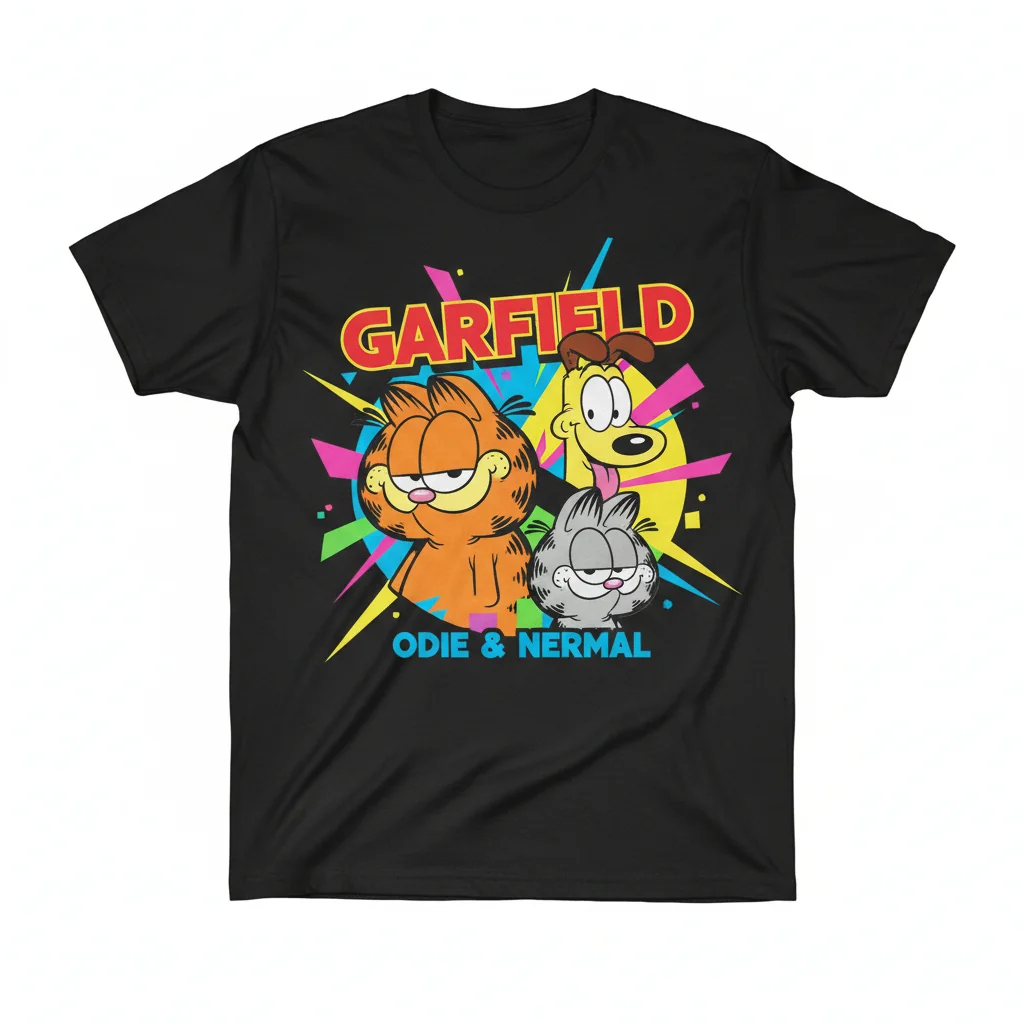 Home 9 Garfield & Friends: The Ultimate Durable Essential T-Shirt – Fade-Resistant & Perfect Fit!