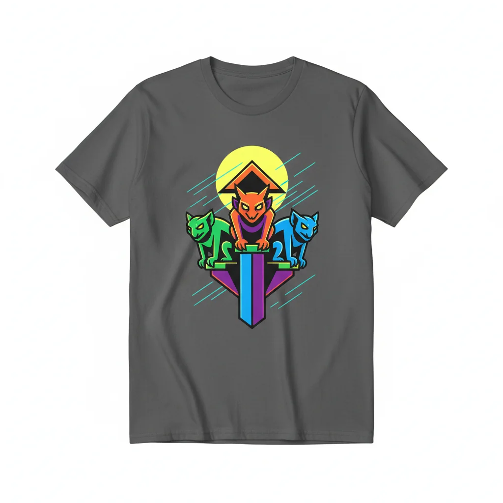 Camiseta Esencial "Gárgolas" - Durabilidad y Estilo Inigualables