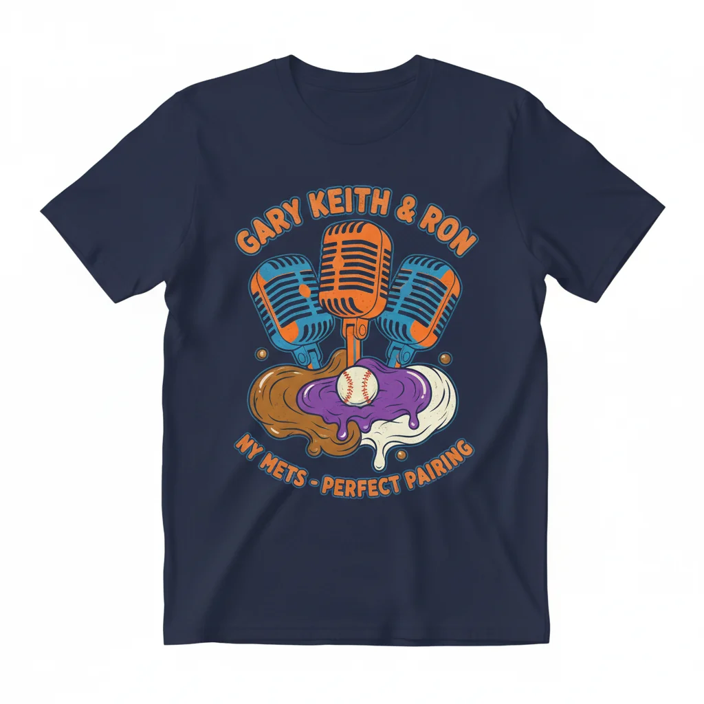 Gary, Keith, & Ron New York Mets Like PB&J T-Shirt | Classic Fan Apparel