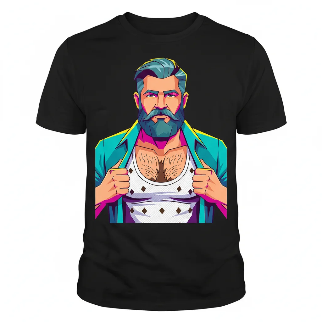Bold Bear Daddy V.2 Essential Tee - Unique Graphic Shirt