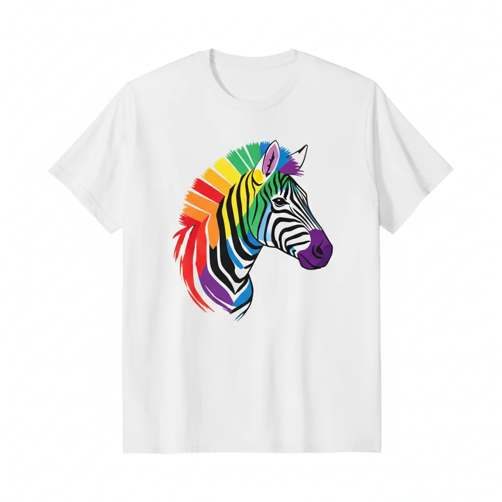 Embrace Your Stripes: 'Gay Pride Zebra' Essential Tee