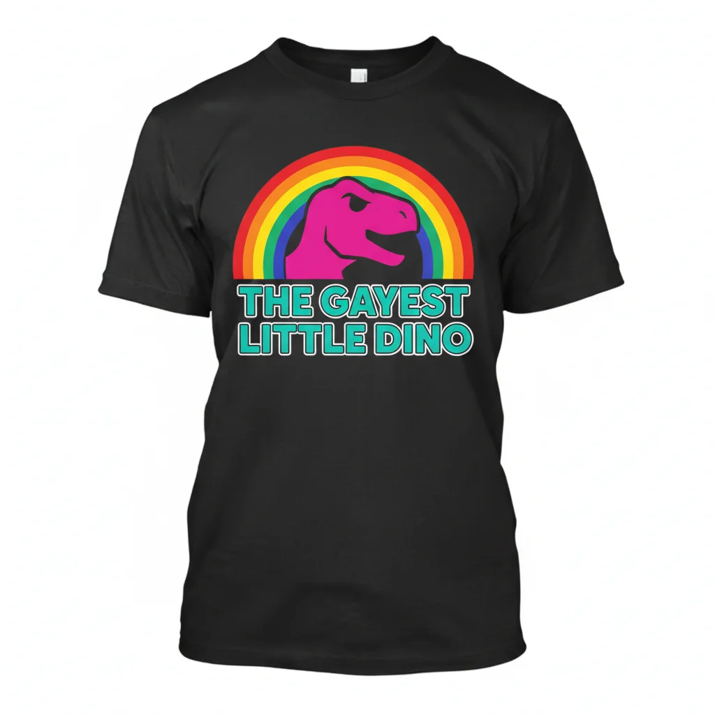 The Gayest Little Dinosaur: A Symbol of Joy & Self-Expression Tee