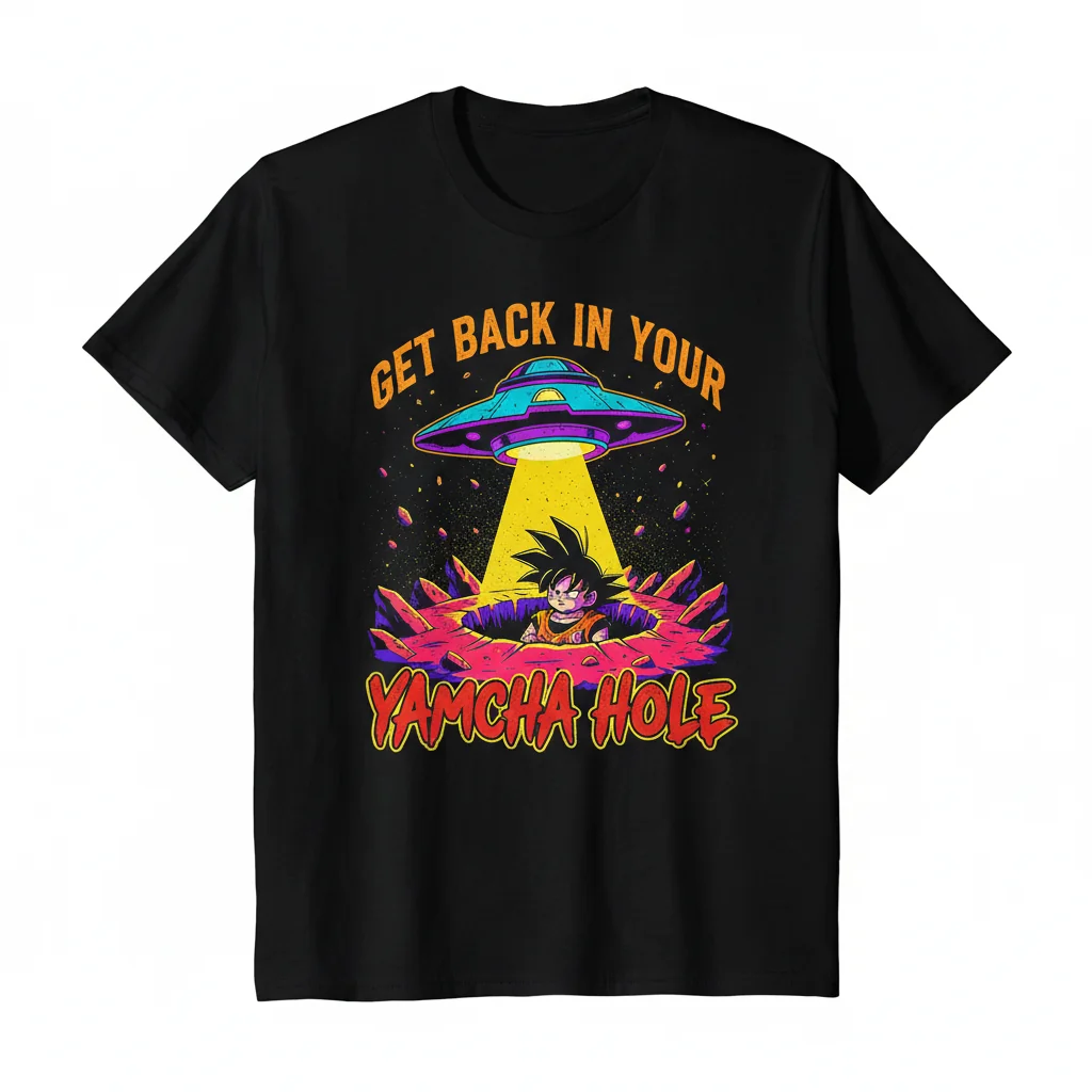 Durable & Comfortable "Get Back in Your Yamcha Hole" Essential T-Shirt – Fade-Resistant Design