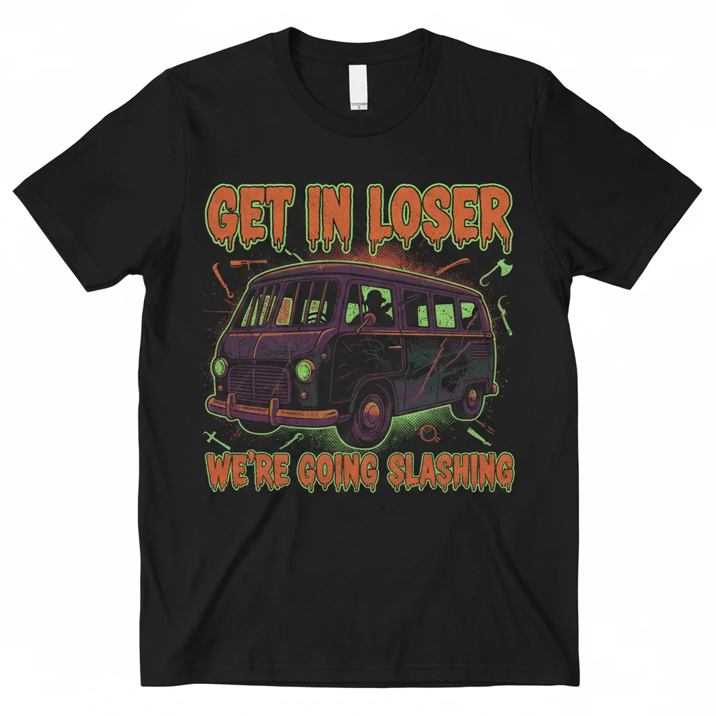 Slashing Slogan Street Tee