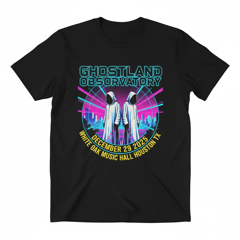 Ghostland Observatory '25 Tour Poster Tee: White Oak Music Hall Edition