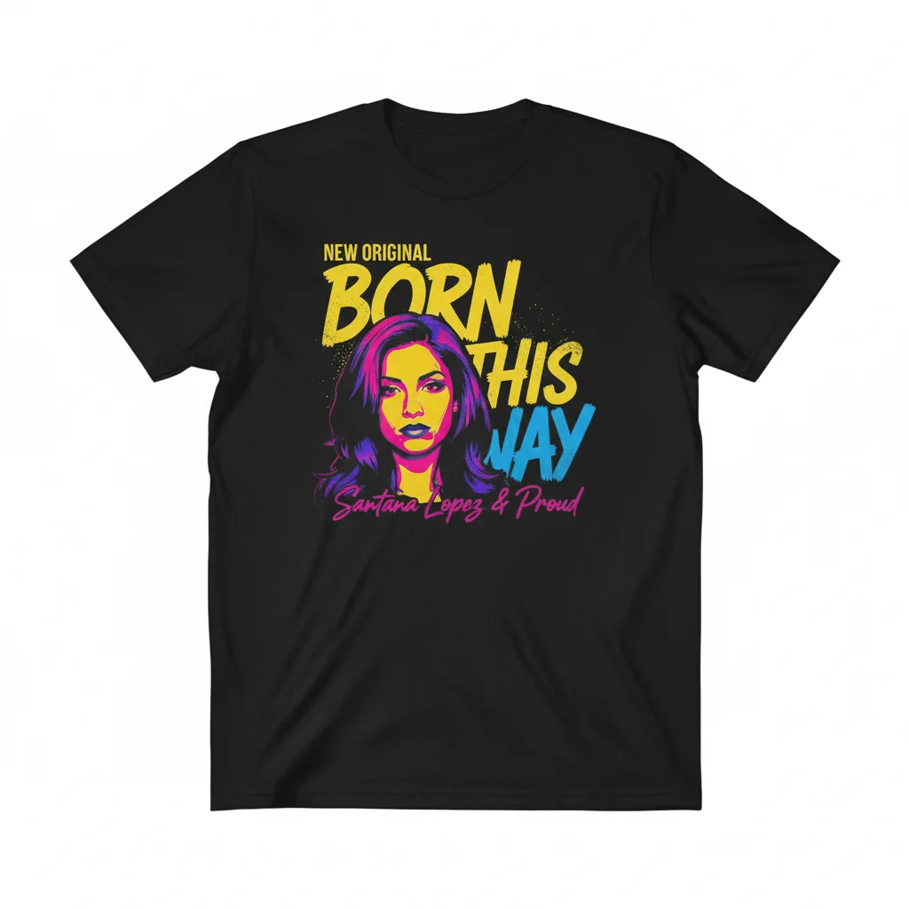 Santana Lopez "Born This Way" Glee Episode Inspired Unisex T-Shirt – Fade-Proof & Perfect Fit