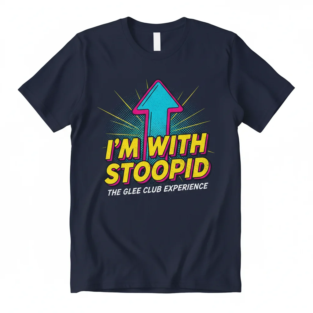 Glee: I'm With Stoopid – Premium Essential T-Shirt – Fade-Resistant & Pre-Shrunk