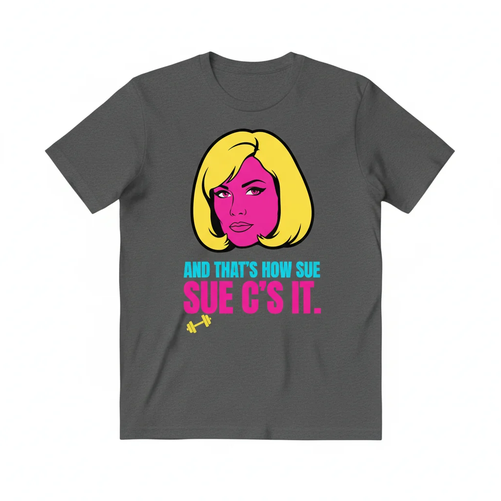 Sue Sylvester Meme Tee. Vibe Check.