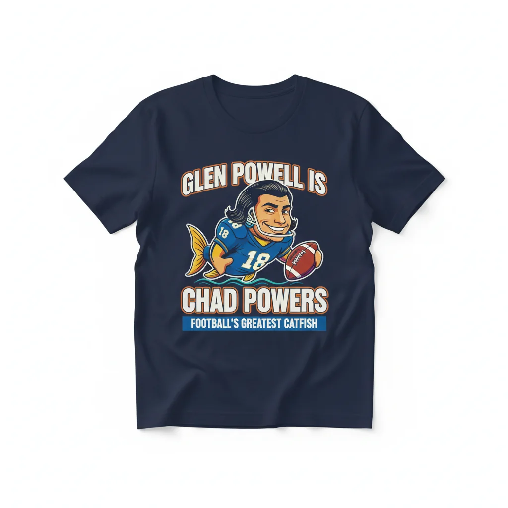Chad Powers Football's Greatest Catfish Tee - Glen Powell Inspired Shirt