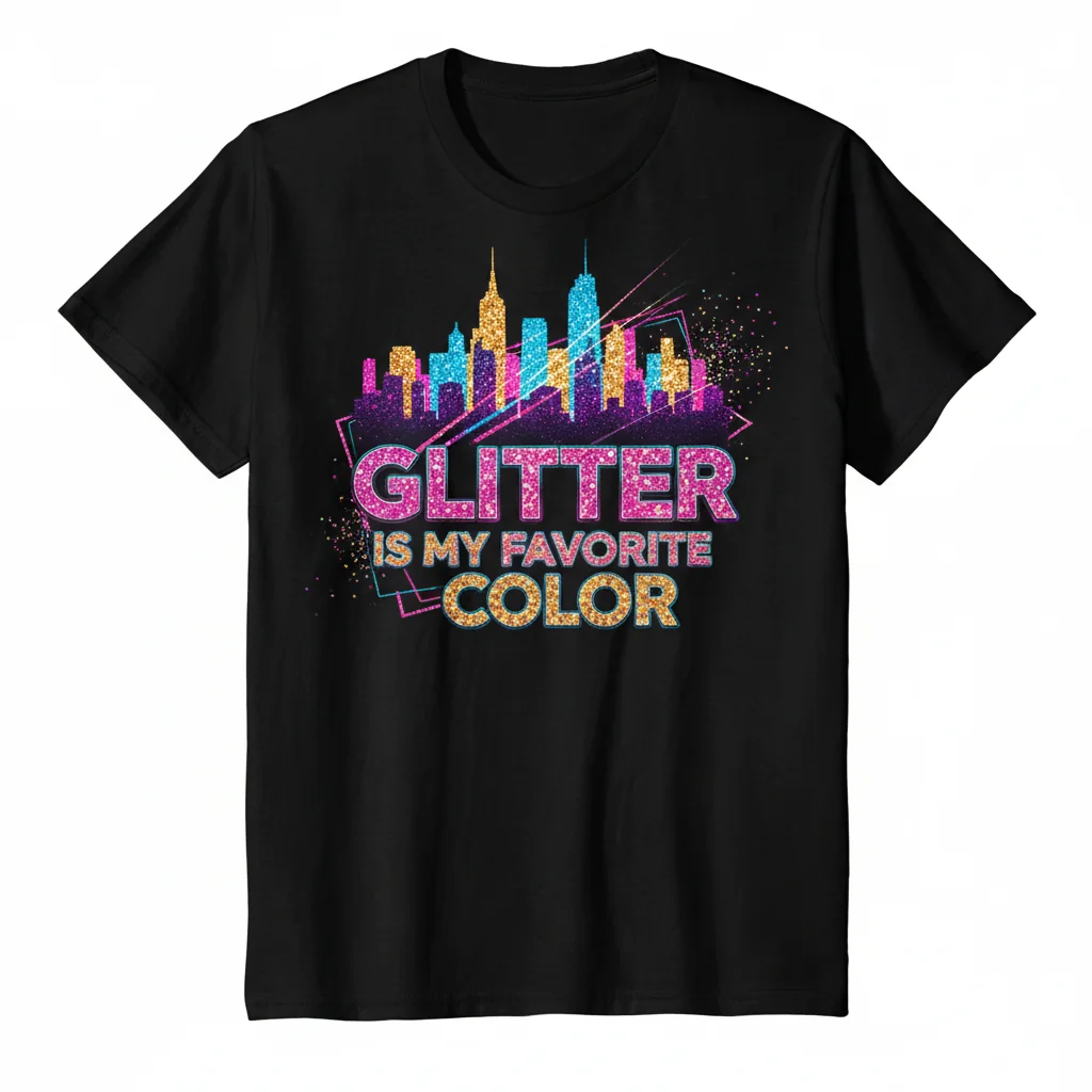 Sparkle & Shine: The "Glitter Is My Favorite Color" Essential Tee