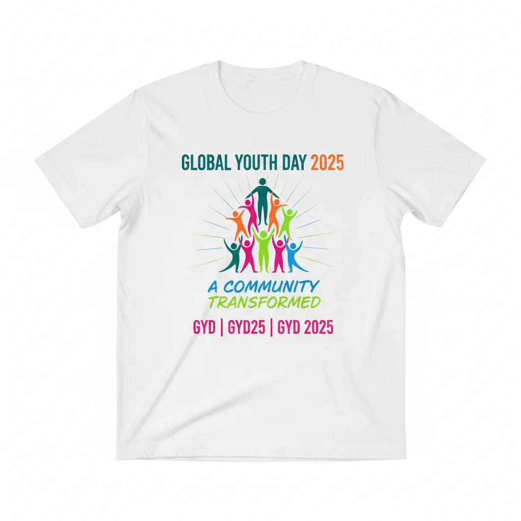 Global Youth Day 2025 | A Community Transformed GYD T-Shirt