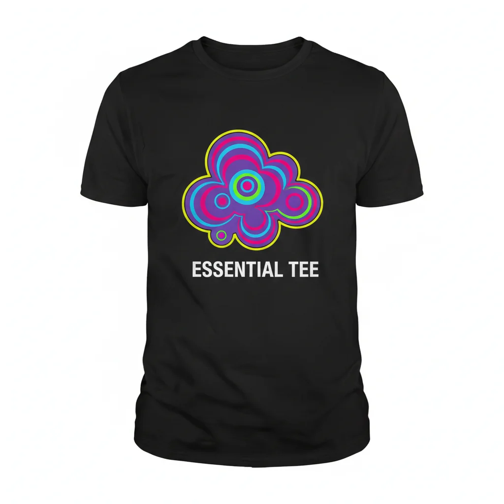 Gnasz Purple Background Essential T-Shirt – Premium Ring-Spun Cotton Tee