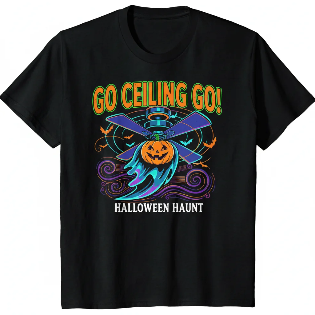Go Ceiling Go - Funny Ceiling Fan Halloween Costume T-Shirt