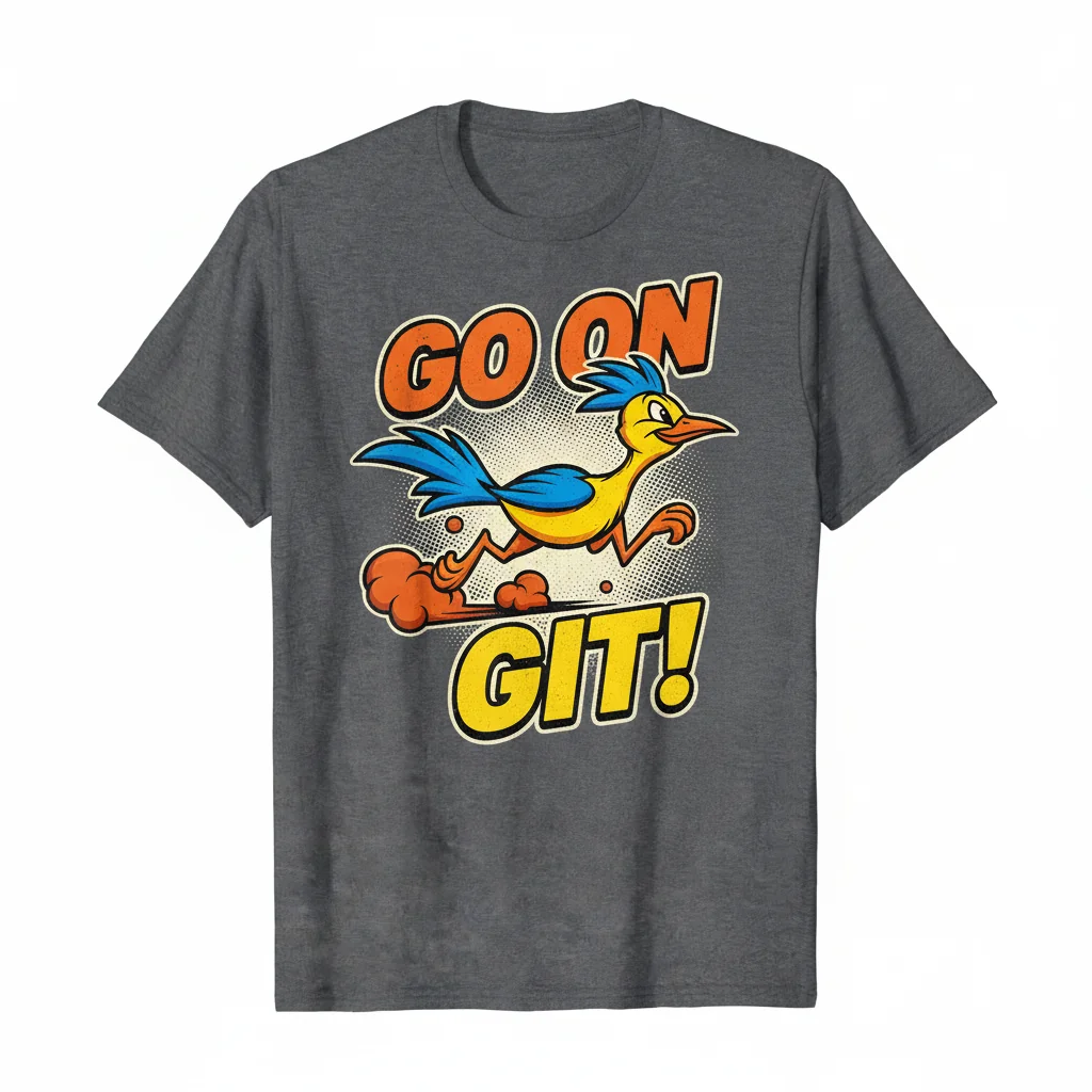 Essential "Go On. Git!" Ring-Spun Cotton T-Shirt – Unisex, Retail Fit Tee