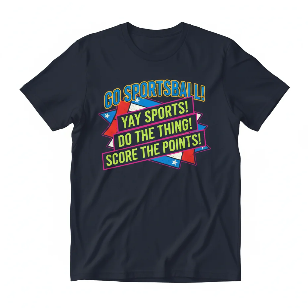 Go Sportsball! Essential T-Shirt – Premium Cotton & Retail Fit for Sports Fans