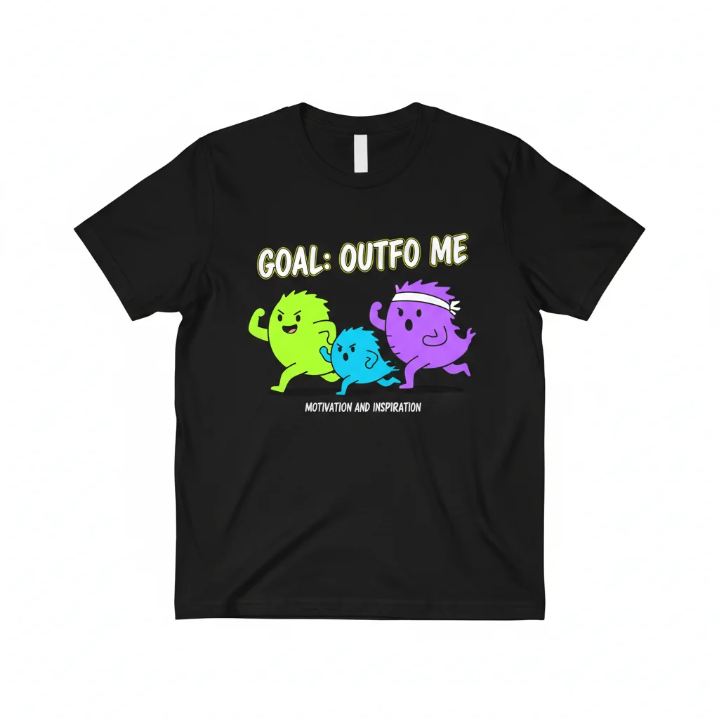 Goal: Outfo Me | Motivación y Inspiración | Camiseta Esencial Duradera y Cómoda