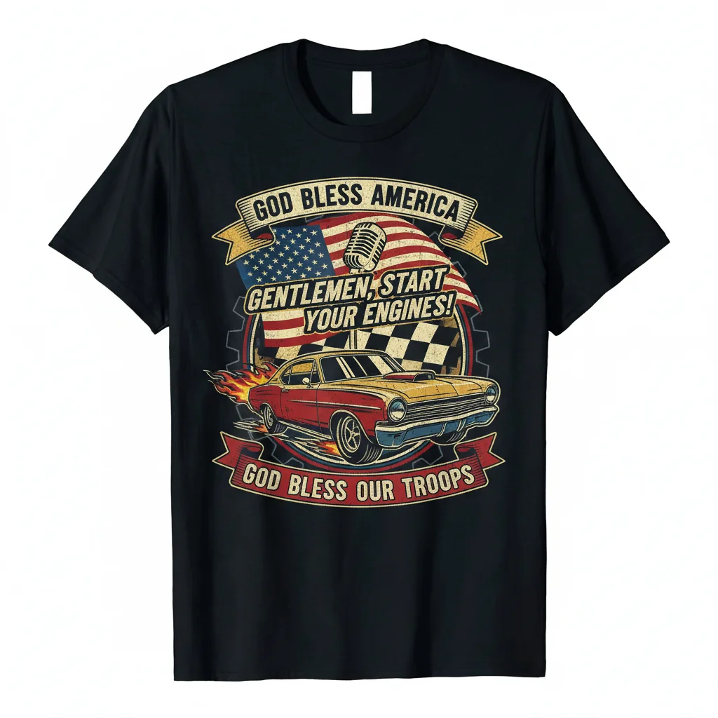 Patriotic Spirit, 'Start Your Engines' - Essential T-Shirt