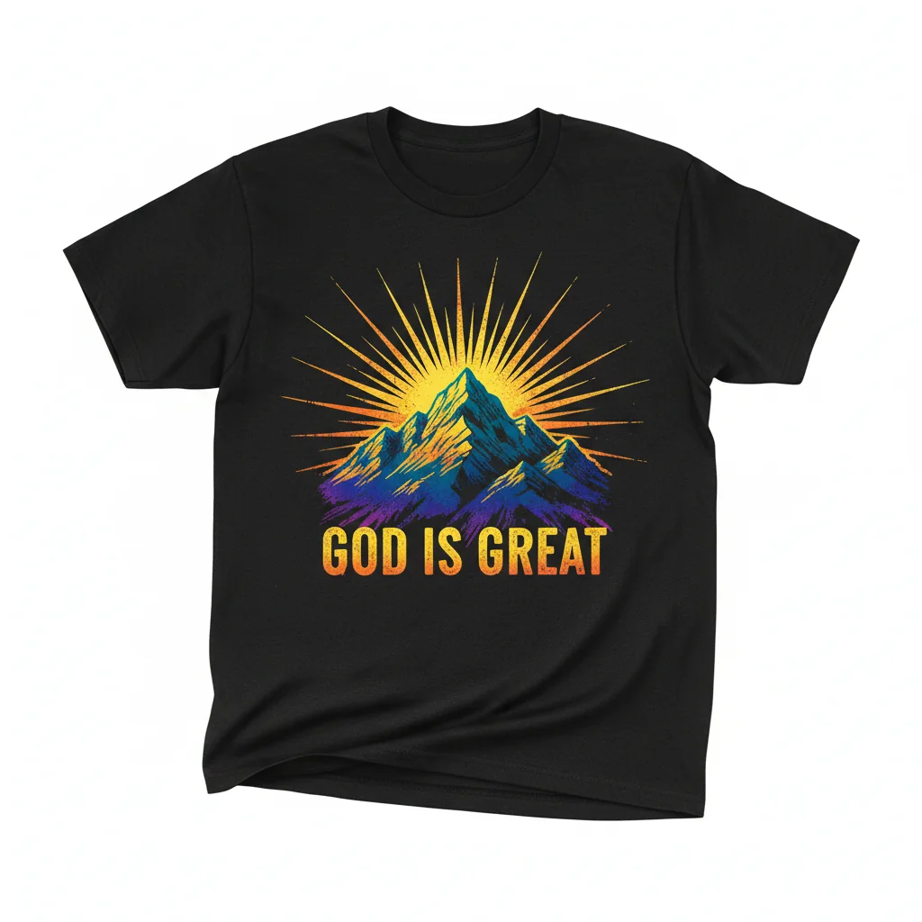 "God is Great" – A Declaration of Faith & Joy Essential T-Shirt
