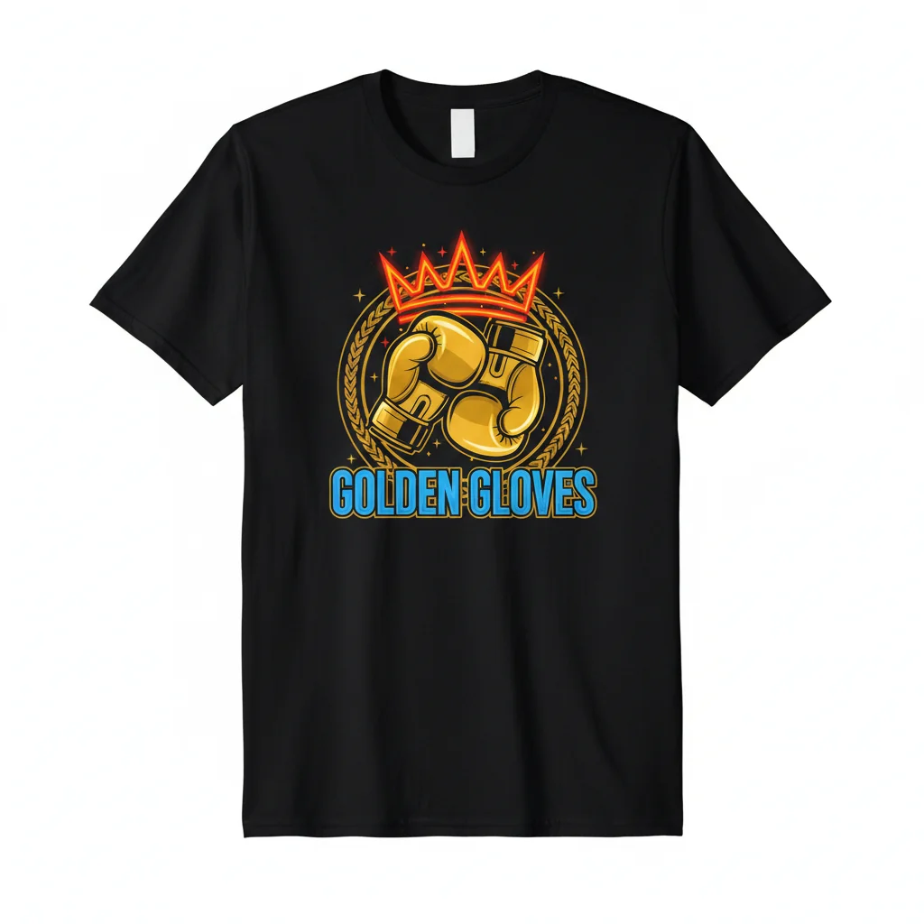 Golden Gloves Essential T-Shirt: Unmatched Durability, Perfect Fit, Fade-Resistant Style
