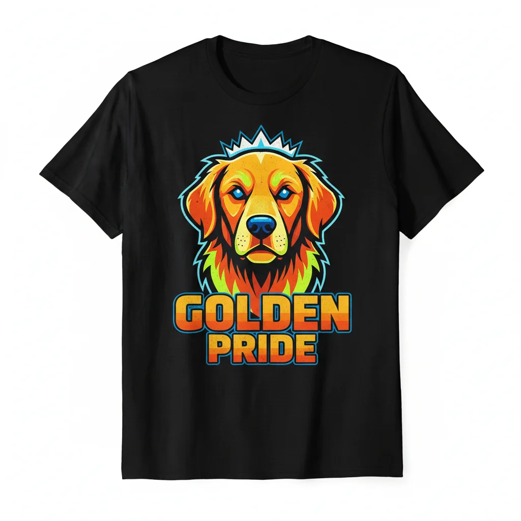 Golden Retriever Classic Tee: Street Vibe